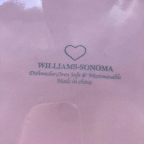 William Sonoma Pink Divided Plates Fondue Dessert Kids Appetizers 8” - Picture 2 of 3